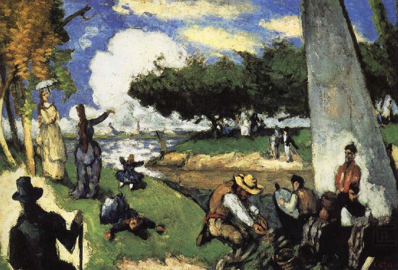 fisherman, Paul Cezanne